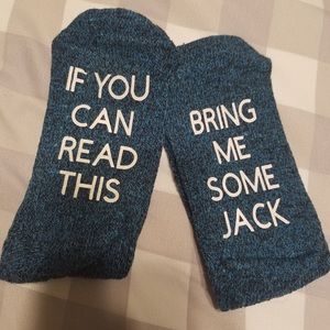 “If you can read this, .....” socks